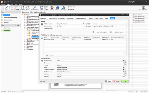 Document Exchange with qxhub