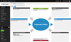 Process visualization via turtle diagram