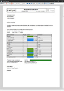 Supplier evaluation document