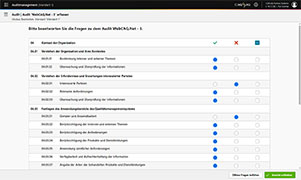 Auditerfassung via Liste